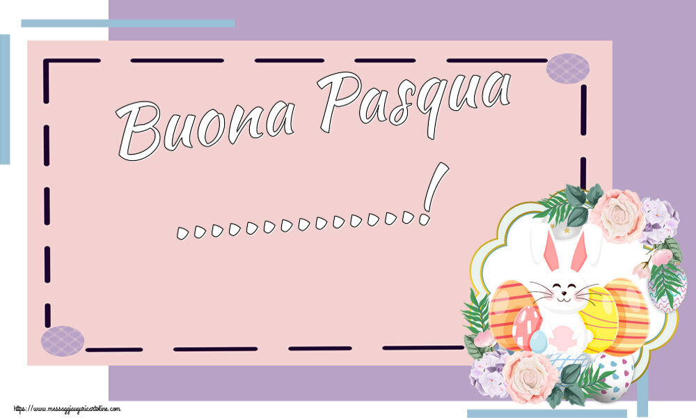 Buona Pasqua Crea Cartoline Personalizzate Con Nome Pasqua