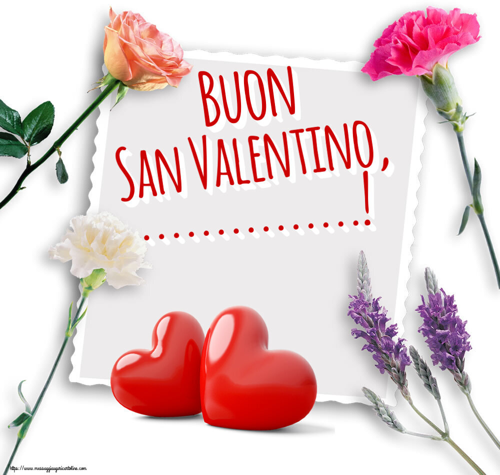 Buon San Valentino Crea Cartoline Personalizzate Con Nome