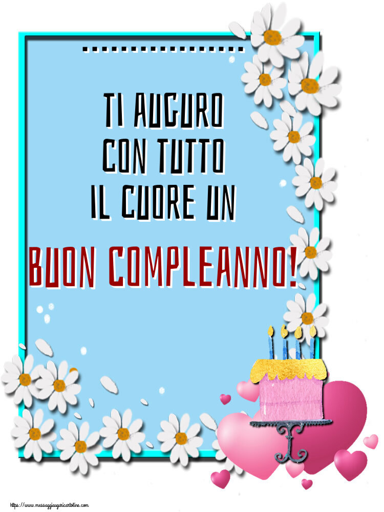 Crea cartoline personalizzate con nome | Compleanno | ti auguro con