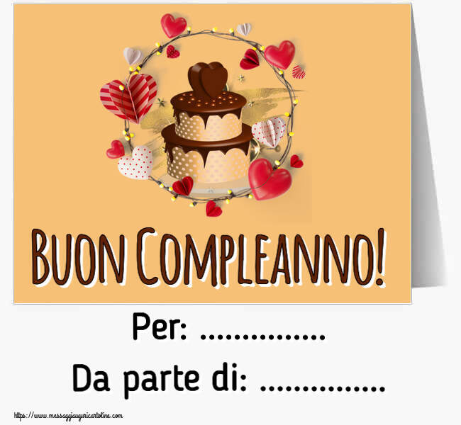 Crea cartoline personalizzate con nome | Compleanno | Buon Compleanno